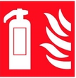 Small Fire Extinguisher Label